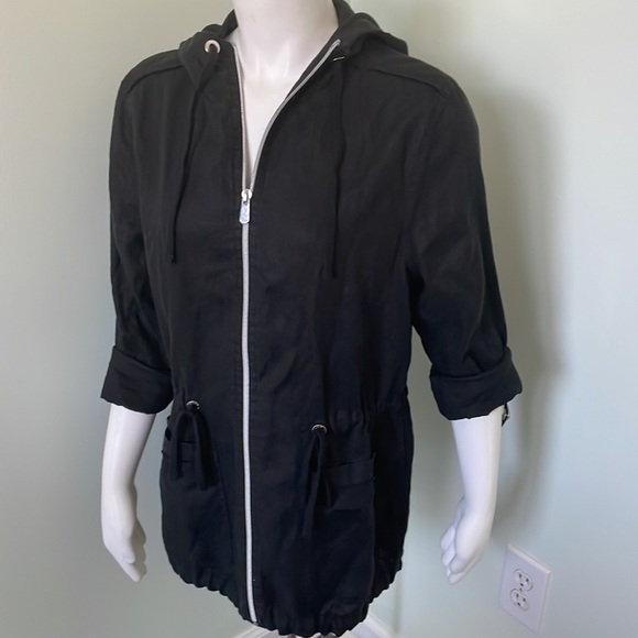 NWT Tommy Bahama Two Palms Linen Anorak Jacket - Picture 3 of 10